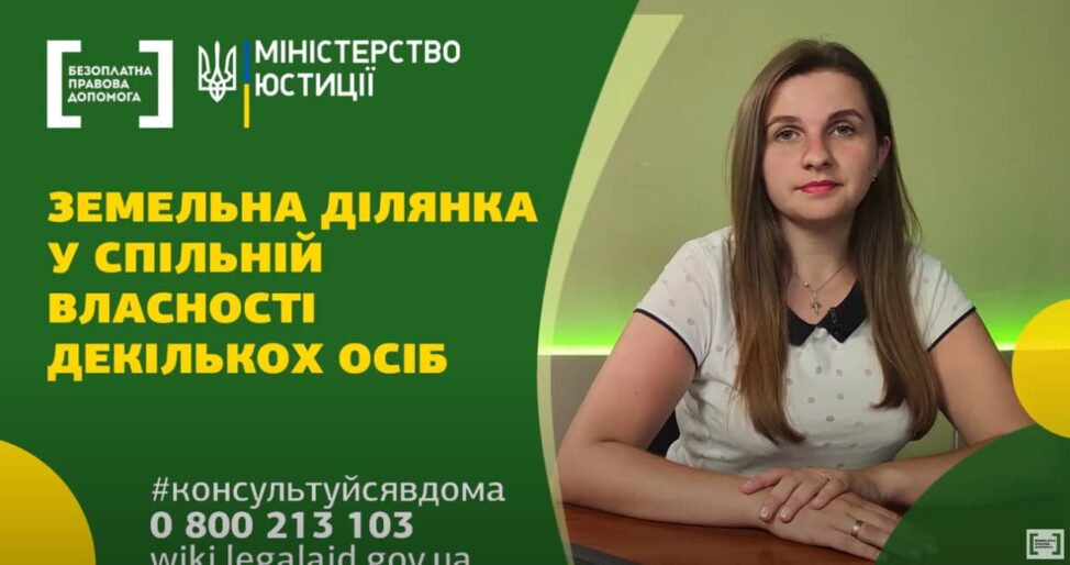 Земельна ділянка у спільній власності декількох осіб